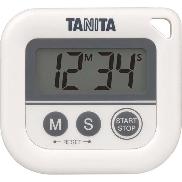 タニタ キッチン タイマー 防水 マグネット付き 100分計 丸洗いタイマー