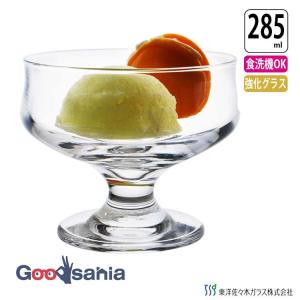 東洋佐々木ガラス パフェグラス おうち喫茶 アロマ プリン 285ml 日本製 食洗機対応 デザートグラス 足付き 35003HS-JAN-P（ おしゃれ 食洗機 ガラス グラス ）