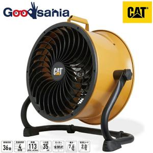 キャタピラー CAT HV-18S180 工場扇 45cm(壁・床タイプ)羽根軸180°半転