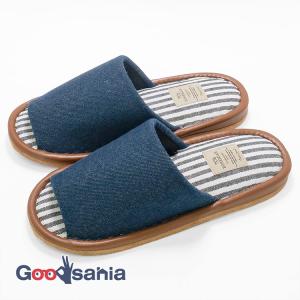 オクムラ スリッパ デニム外縫い Mサイズ ネイ...の商品画像