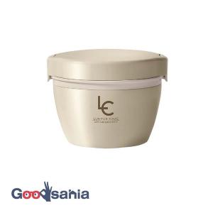 2606【廃盤】アスベル 保温弁当箱 ランタス カフェ丼ランチ HLB-CD620 アイボリー 約620ml A3248-59