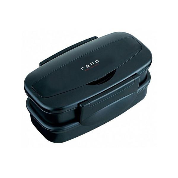 アスベル お弁当箱 1段 ブラック レノ LB-TS830 「reno」 3631