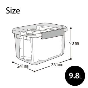 アスベル 保存容器 ユニックス キッチンボック...の詳細画像2