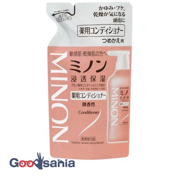 MINON 薬用 ヘアコンディショナー 詰替 380ml 低刺激 弱酸性 ミノン