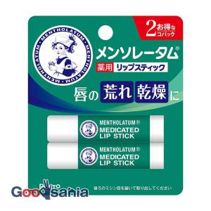 ロート製薬 メンソレータム 薬用リップスティック 2個組