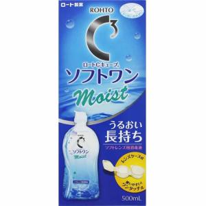 ロート製薬 ロートCキューブ ソフトワン モイストa ソフトレンズ用消毒