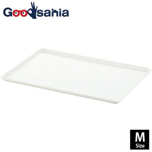サンカ ふた squ+ ナチュラ インボックス プレート インボックス専用 M・Lサイズ ホワイト 日本製 約38.8×26.5×1.5cm NIB-PMLWH