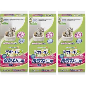 unicharm（ユニチャーム） デオトイレ 複数ねこ用消臭・抗菌シート 8枚