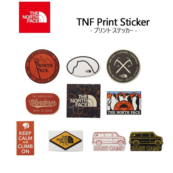 クリックポスト対応 ノースフェイス TNFプリントステッカー シール THE NORTH FACE ...