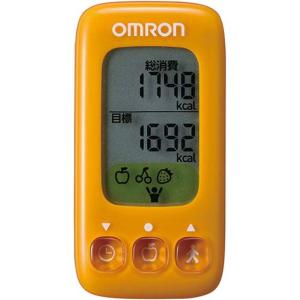 オムロン 活動量計（オレンジ）OMRON カロリスキャン HJA-314-YR｜goodselect-shop