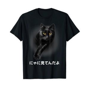 おもしろ 猫好き 猫飼い 猫 ネコ ねこ 黒猫 くろねこ好き 面白い プレゼント サプライズ ギフト にゃんこ かわいい Tシャツ｜goodselect-shop