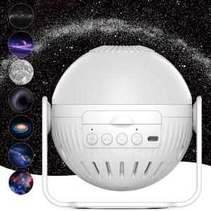 KISTRA プラネタリウム 家庭用 人気 本格的 銀河 HDズーム星空ライト スタープロジェクターライト ベッドサイドランプ 7種類映画フ｜goodselect-shop