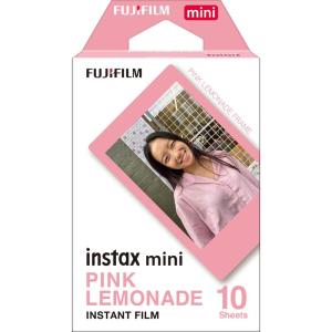 FUJIFILM インスタントカメラ チェキ用フィルム 10枚入 ソリッドカラー(ピンクレモネード) INSTAX MINI PINK LE｜goodselect-shop