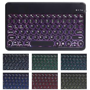 ipad対応キーボード Bluetooth タブレットキーボード かわいい 10インチタブレット通用 バックライト付き Type-c充電式｜goodselect-shop