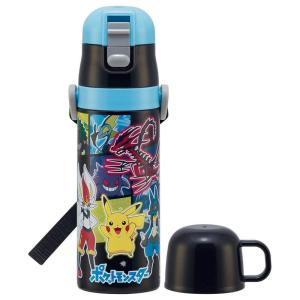 スケーター (skater) 子供用 2WAY ステンレス 水筒 コップ付き ポケモン 21 ポケットモンスター 430ml SKDC4-A｜goodselect-shop