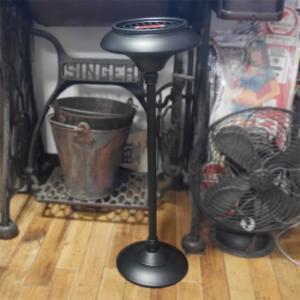 スタンド灰皿 フタ付 おしゃれ マーキュリー マットブラック インテリア 新品 スタンド灰皿 フタ付 おしゃれ マーキュリー マットブラック