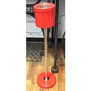スタンド灰皿 煙草 吸殻入れ 灰皿 レッド