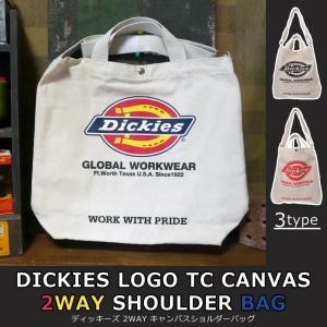 DICKIES 2WAY ショルダーバッグ LOGO TC CANVAS 2WAY SHOULDER BAG ディッキーズ トートバッグ｜アメリカン雑貨のグッズファーム