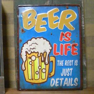 ティン サイン ICE COLD BEER ブリキ看板 ビール アメリカン雑貨