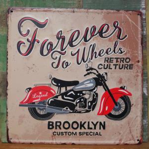 ルート66 ボトルキャップサイン 王冠型 ブリキ看板 ROUTE66 インテリア 