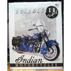 インディアン ブリキ看板 1934 Indian Motorcycle バイク インテリア