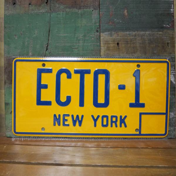 ニューヨーク ECTO-1 コマーシャルプレート NEW YORK GHOST BUSTERS ブリ...