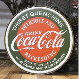 Coca Cola（コカコーラ） ブリキ看板 インテリア メタルサインプレート