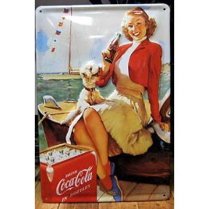 PEPSI（ペプシ） アメリカンサインボード PEPSI COLA 横長 ブリキ看板