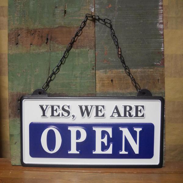 アメリカンクラシック リバーシブル オープンクローズ看板 OPEN CLOSED ドアハンガー
