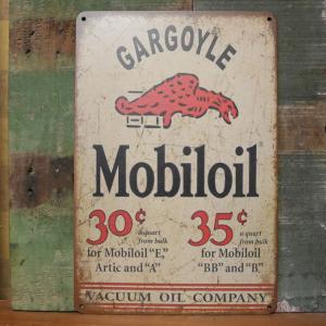 アメリカンサインボード Mobiloil インテリア モービルガス A4