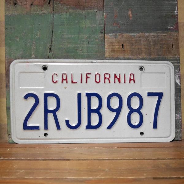 CALIFORNIA アメリカン ユーズドナンバープレート カリフォルニア州 ブリキ看板