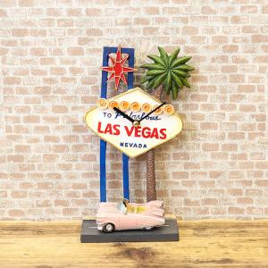 STP ガスランプ ネオンクロック 置時計 GASLAMP NEON CLOCK