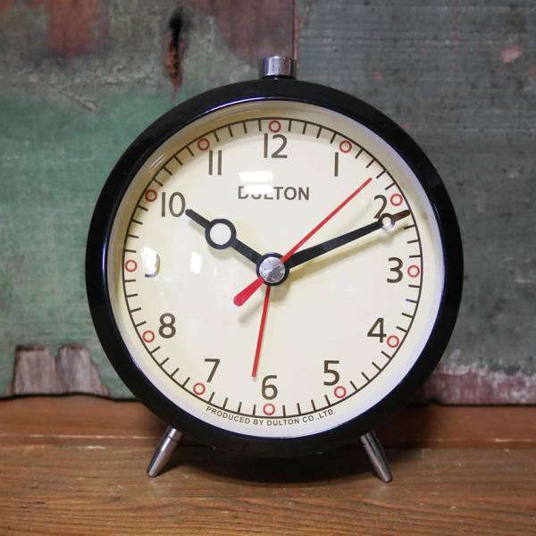 目覚まし時計 ブラック DULTON ダルトン アメリカン雑貨 ALARM CLOCK BLACK