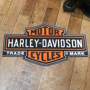 ハーレーダビッドソン ラバーマット Harley-Davidson BARマット アメリカン雑貨｜goodsfarm