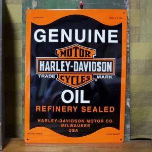 Harley Davidson（ハーレー・ダビッドソン） ダイカット メタルサイン