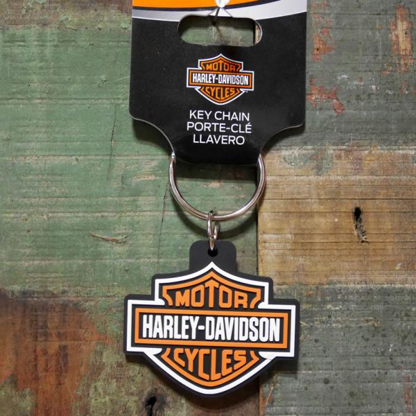 ハーレーダビッドソン ラバー キーチェーン Harley-Davidson PVC キーホルダー H...