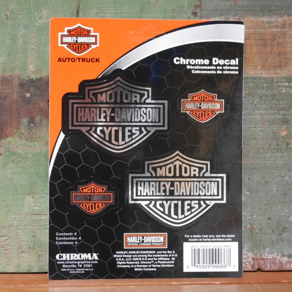 ハーレーダビッドソン CLASSIC B&amp;S LOGO ステッカー Harley-Davidson ...