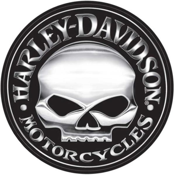 ハーレーダビッドソン ラージデカール ウィリーGスカル Harley-Davidson Willie...