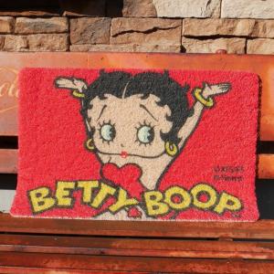 アメリカン コイルマット Betty Boop ベティブープ COIL MAT 玄関マット｜goodsfarm