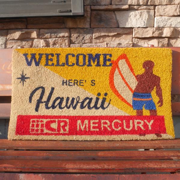 マーキュリー コイヤーマット 玄関マット HERES HAWAII コイアマット ハワイアン