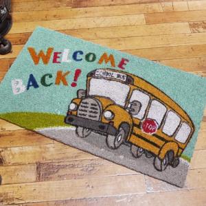 ウェルカム スクールバス コイヤーマット Welcome School Bus 玄関マット コイアマット｜goodsfarm