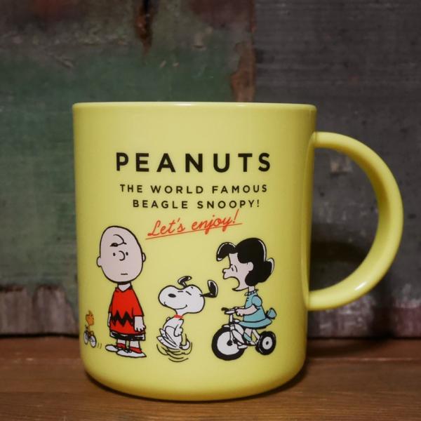 スヌーピー プラコップ ENJOY PEANUTS SNOOPY コップ