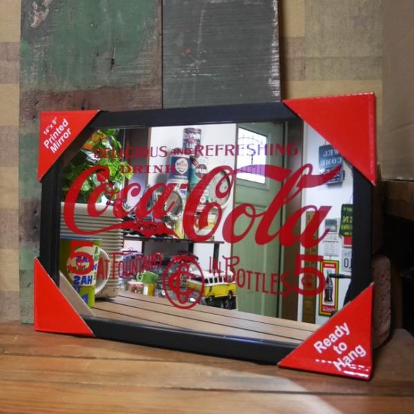 コカコーラ パブミラー 5セント インテリア ウォールミラー 鏡 cocacora