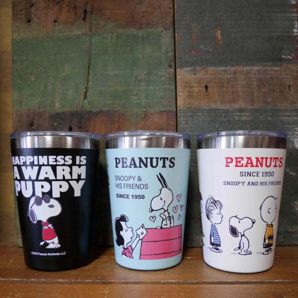 スヌーピー 蓋付き ステンレスタンブラー PEANUTS SNOOPY 保温 保冷 コップ 360m...