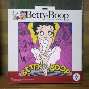 ベティブープ MOON LEDキャンバスライト Betty Boop インテリア ネオンサイン｜goodsfarm