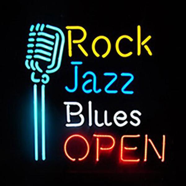 ROCK JAZZ BLUES OPEN ネオンサイン ネオン管 NEON SIGN