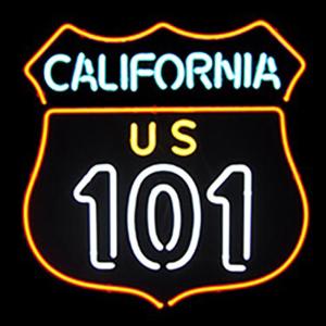 CALIFORNIA 101 ネオンサイン ネオン管 NEON SIGN｜goodsfarm