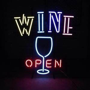 WINE OPEN ネオンサイン ネオン管 NEON SIGN｜goodsfarm