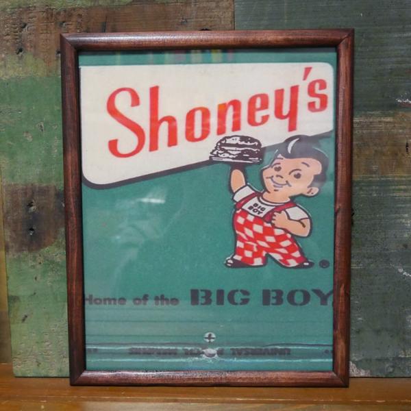 SHONEY&apos;S BIG BOY インテリアピクチャー ビッグボーイ ポスター フレーム