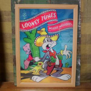 ルーニー・テューンズ バックスバニー インテリアピクチャー ポスター フレーム Looney Tunes アメリカンポスター｜goodsfarm